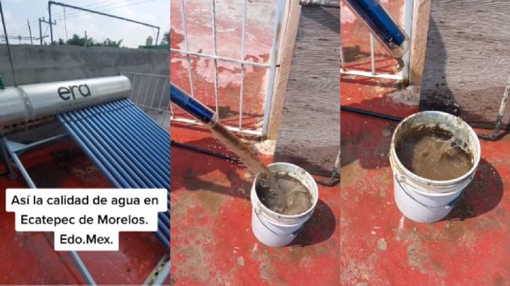 VIDEO TIKTOK | Así está el color del agua de Ecatepec