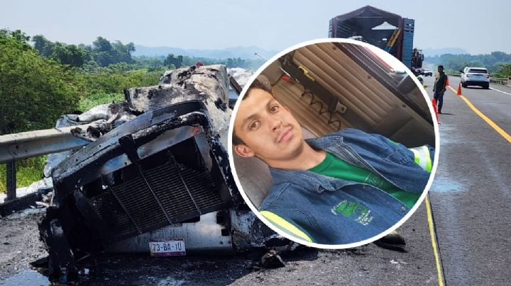 Identifican a trailero calcinado en accidente de Papantla: era de Hidalgo