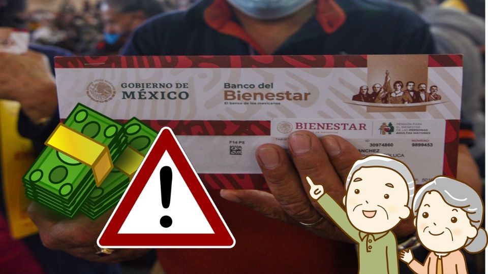 Cada dos meses los adultos mayores inscritos a la Pensión del Bienestar reciben 4,800 pesos, cantidad que para el 2024 se espera aumente y llegue a 6,000 pesos.