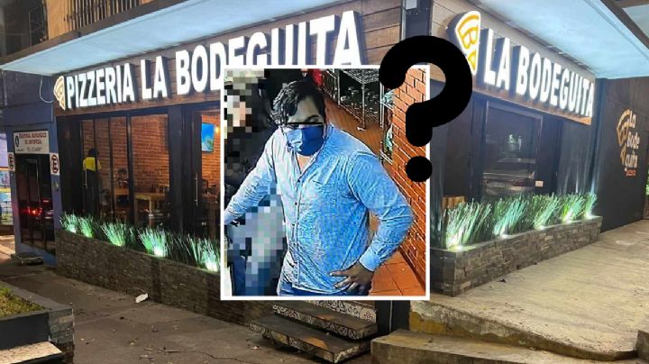 ¿Lo conoces? Buscan a joven que robó a Pizzería La Bodeguita en Xalapa