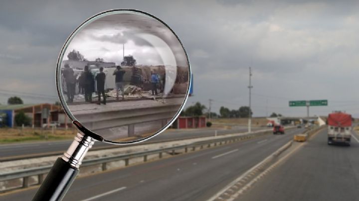 Vuelca tráiler en la autopista México-Tuxpan, en Tulancingo; cerraron la vía