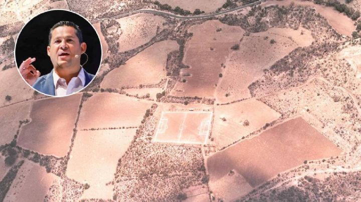 Una canchita de futbol en medio de la nada en Guanajuato