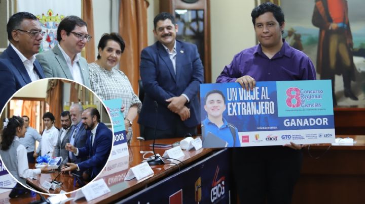 Los premia León por ganar en concursos de matemáticas y ciencias