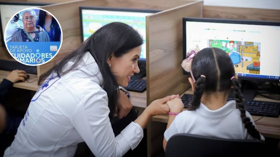 La alcaldesa de León Alejandra Gutiérrez inauguró el séptimo Club DIF en Nueva Candelaria.