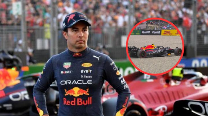 Checo Pérez es eliminado tras salirse de la pista, ¿en qué lugar saldrá en el GP de España?