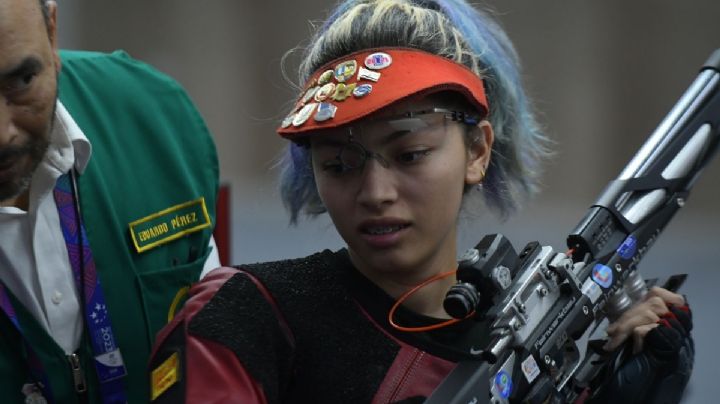 Medalla de oro para Elizabeth Nieves en prueba de rifle de aire 10 metros femenil