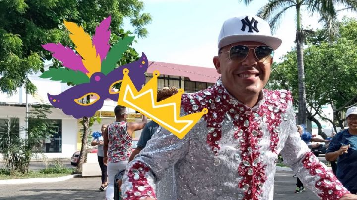 Llevar la jiribilla a todos: “El Cremas”, rey del Carnaval de Veracruz 2023