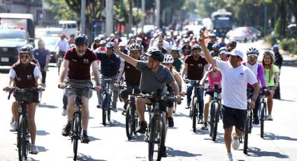 Inauguran con éxito paseo ciclista en Coyoacán