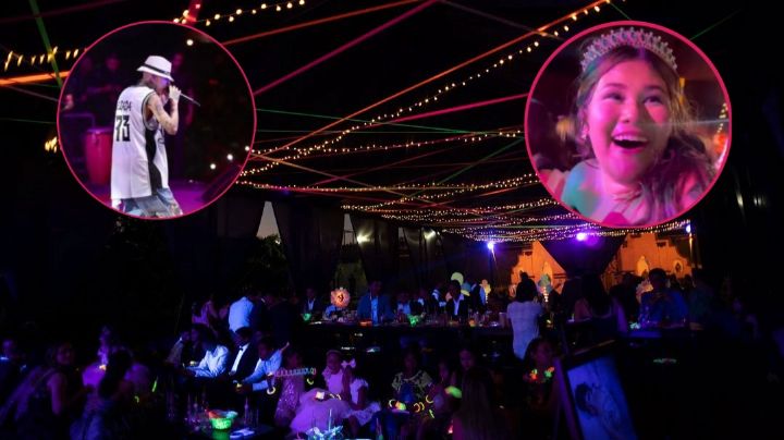 Santa Fe Klan da concierto privado a quinceañera