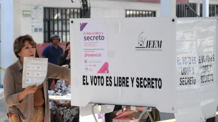 Conteo rápido da tendencia clara en favor de Delfina Gómez en Edomex