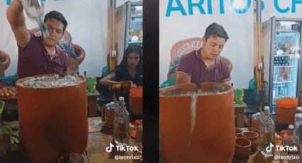 VIDEO: Antes de ser probado "cantarito" gigante explota