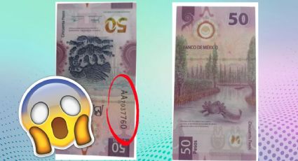 Este par de billetes de 50 pesos pueden sacarte de un apuro, valen 1,600,000 pesos