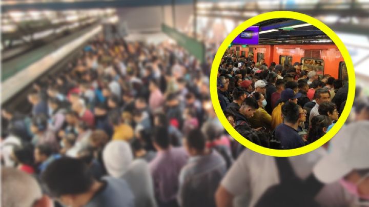 METRO CDMX: Caos en Líneas 8 y 9 abarrotadas con avance lento