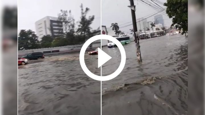 VIDEO: Amanece Veracruz-Boca del Río con fuerte lluvia. Estas son las calles inundadas