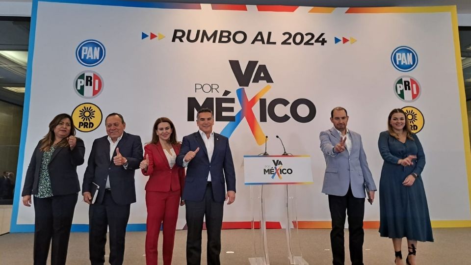 Líderes de la Alianza Va Por México