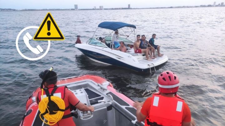 Hallan yate varado mar abierto en Boca del Río, tras mensaje por Whatsapp