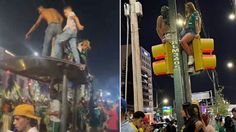 Algunos llevaron su euforia con exceso.