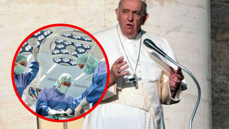 El Vaticano explicó que 'la operación, dispuesta en los últimos días por el equipo médico que asiste al papa, se ha hecho necesaria a causa de una hernia incisional incarcerada que está provocando síndromes suboclusivos recurrentes, dolorosos y que empeoran'.