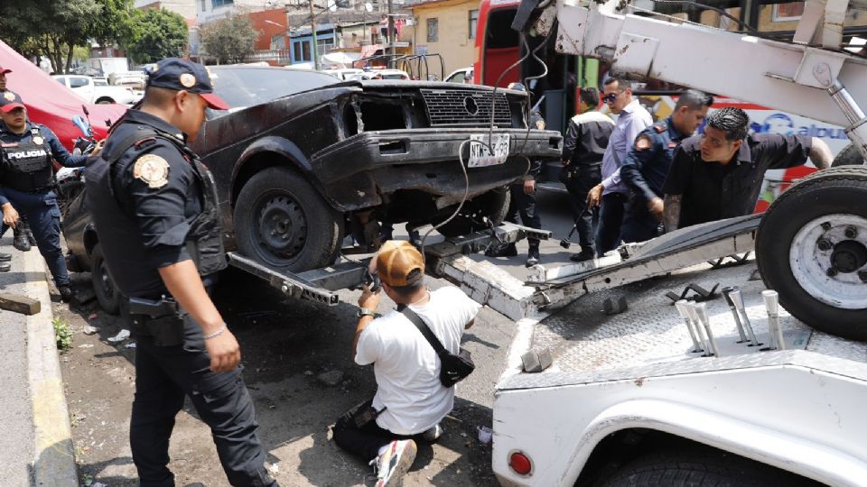 Con Liberando tu Calle, retiran más de 2,000 autos abandonados en Álvaro Obregón