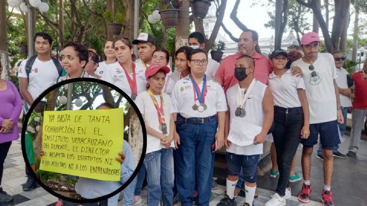 Atletas paralímpicos de Veracruz exhiben falta de apoyo del IVD