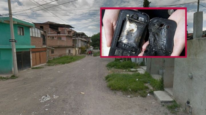 Le explota celular en la cara; se queman ella y su hijo