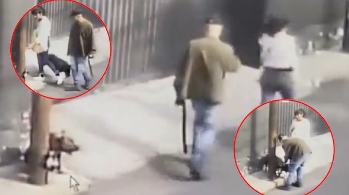 VIDEO: Amarran a perro a un poste para que no los persiga mientras lo abandonan en Tlalpan