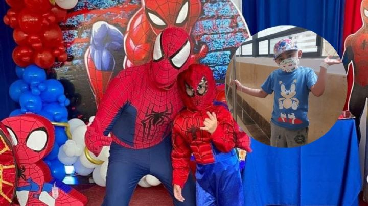 Julio lucha contra cáncer infantil, soñaba con fiesta de Spiderman