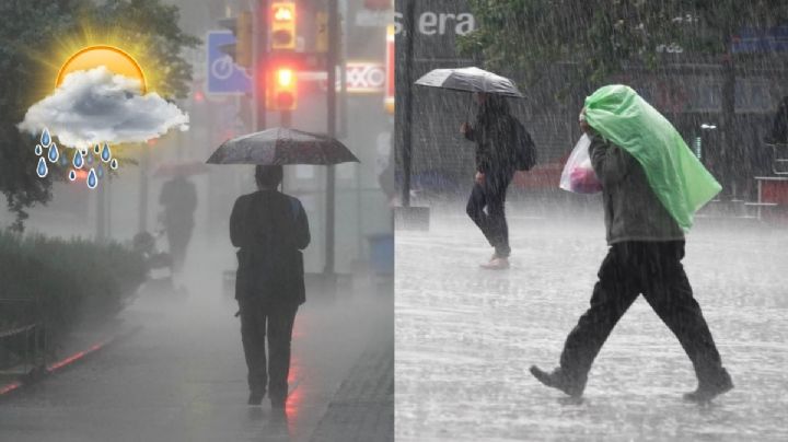 ¿Termina el calor?; pronostican fuertes lluvias en estos estados