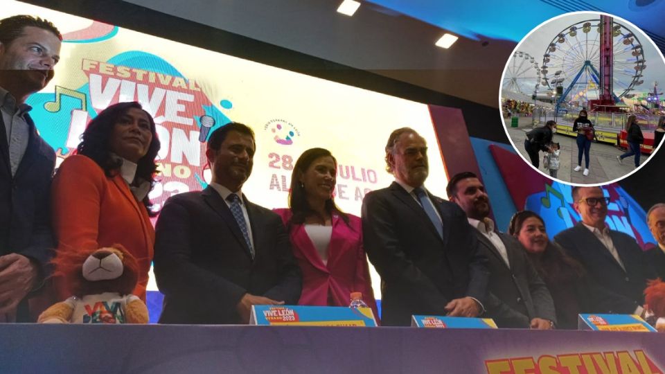 La presidenta municipal Alejandra Gutiérrez encabezó la presentación del Festival Vive León en l capital del país.