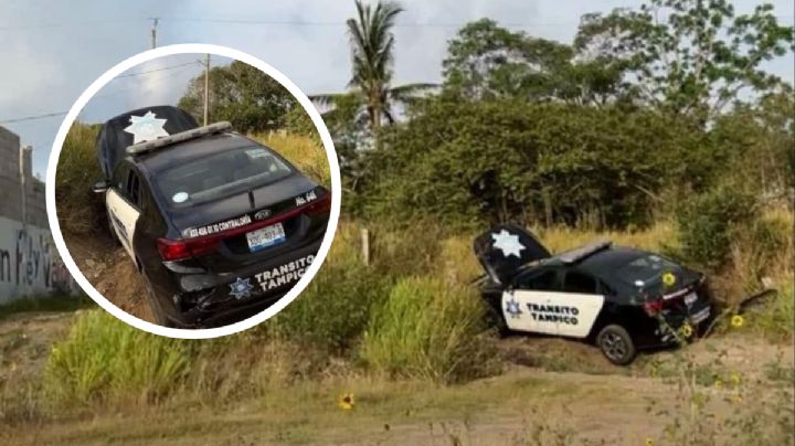 Roban patrulla de Tránsito de Tampico y la encuentran en Veracruz