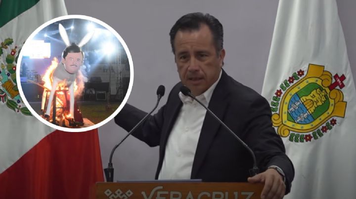 Que aguante: Cuitláhuac a diputado tras quema del mal humor con su imagen