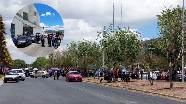 Con bloqueo en bulevar de Pachuca, exigen liberación de dirigente sindical