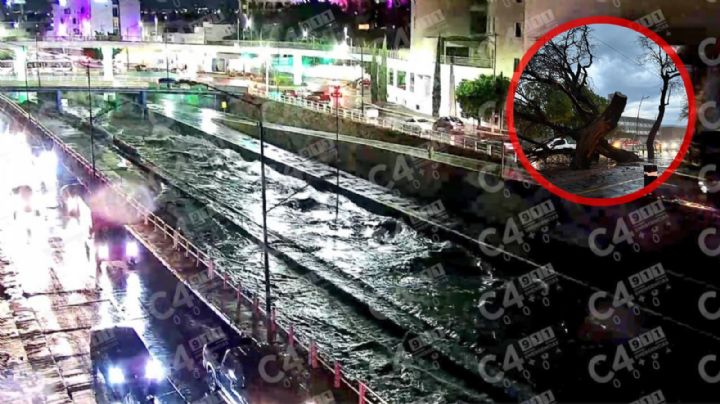 Sorprende tromba en León ¡Cae aguacerazo!