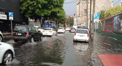 Lluvia y granizo causan caos en la CDMX; AICM suspende vuelos