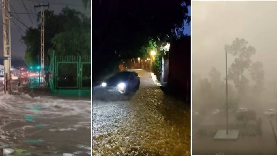 Las lluvias ayer en León, en San Miguel de Allende y Guanajuato capital.