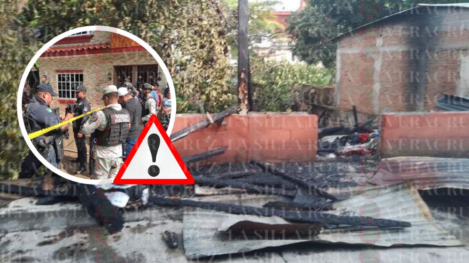Explosión en vivienda de San Andrés Tuxtla
