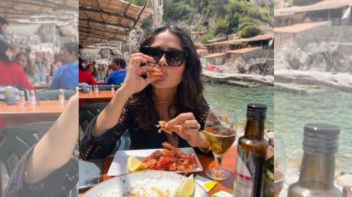 ¡Al estilo jarocho! Salma Hayek comparte cómo los veracruzanos se comen los camarones