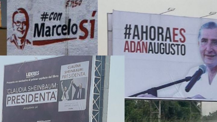 INE pone la mira en espectaculares de las "corcholatas"