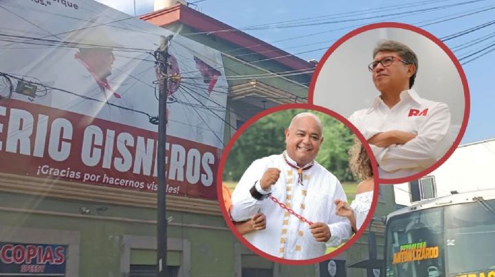 Con lana de espectaculares de Cisneros alcanza para tapar baches en Veracruz: Monreal