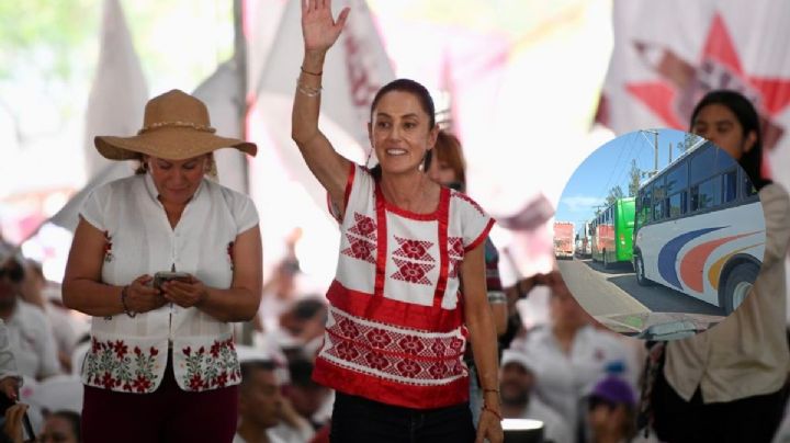 Claudia Sheinbaum se lanza contra oposición en visita a Veracruz