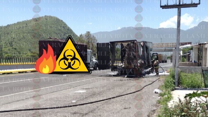 Incendio de camioneta con productos químicos genera alarma en Nogales