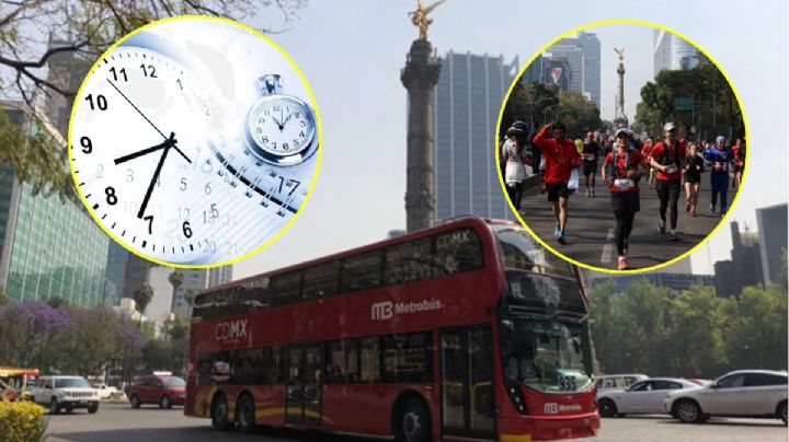 Metrobús CDMX: Horarios y rutas para el domingo del Medio Maratón