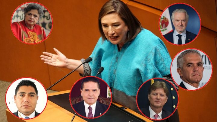 No son relleno: Líderes del PAN, PRI y PRD sobre rivales de Xóchitl Gálvez