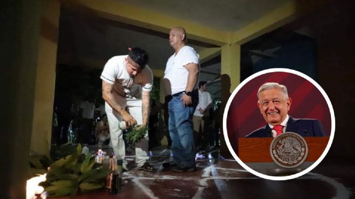 Tras regaño de AMLO, Eric Cisneros se hace limpia en Catemaco