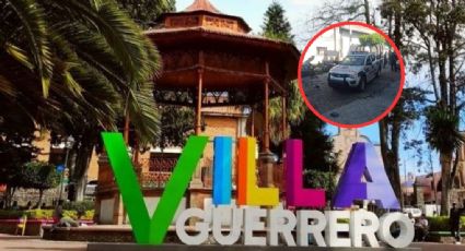 Auto cargado de pirotecnia estalla tras ataque a policías en Villa Guerrero