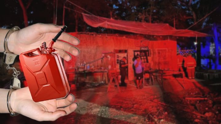 Herrero ebrio discute con pareja, le avienta gasolina y prende fuego en Hidalgo