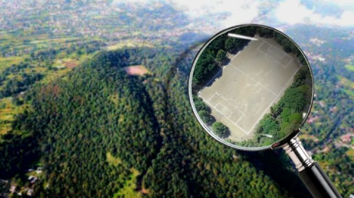 Así es la cancha de los Dioses en el cráter de un volcán, a dos horas desde Pachuca