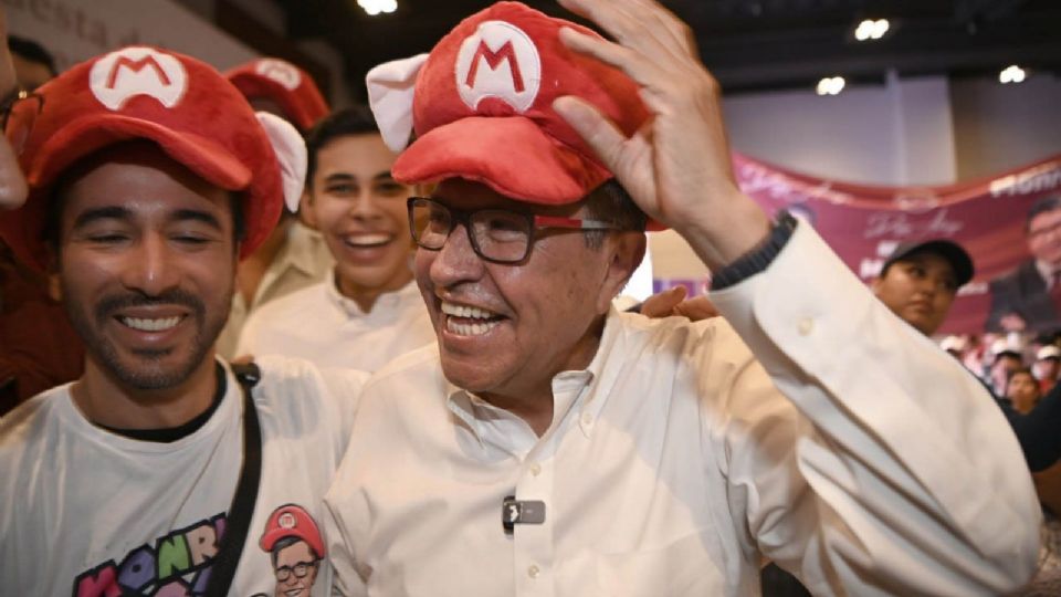 Monreal, con gorra de Mario Bros