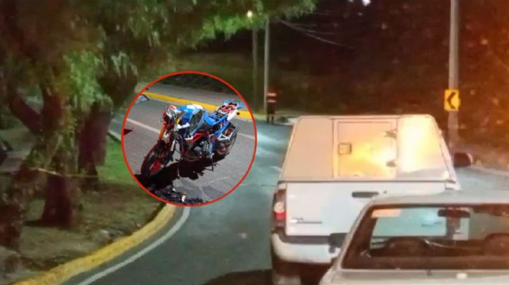 Mueren 2 de madrugada en accidente de moto