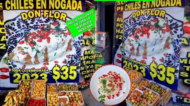 Aquí puedes comprar el chile en nogada más BARATO de la temporada; cuesta 35 pesos